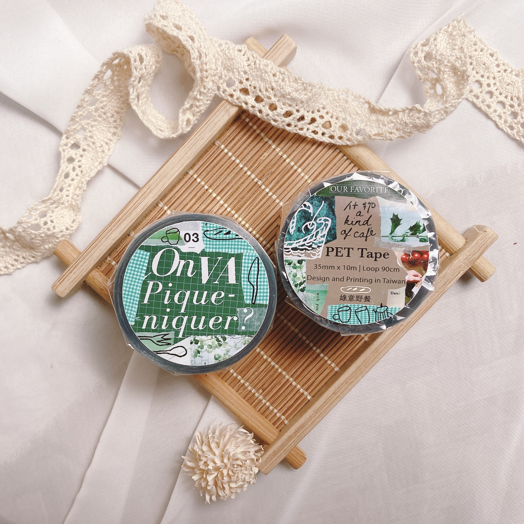 什物｜ 綠意野餐  PET膠帶