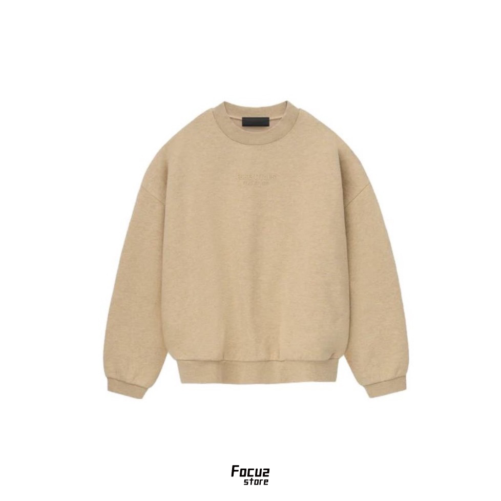 【Focus Store】現貨秒發 Essentials FW23 Crewneck Sweater "Gold Heather" 暮云金 192BT232043F