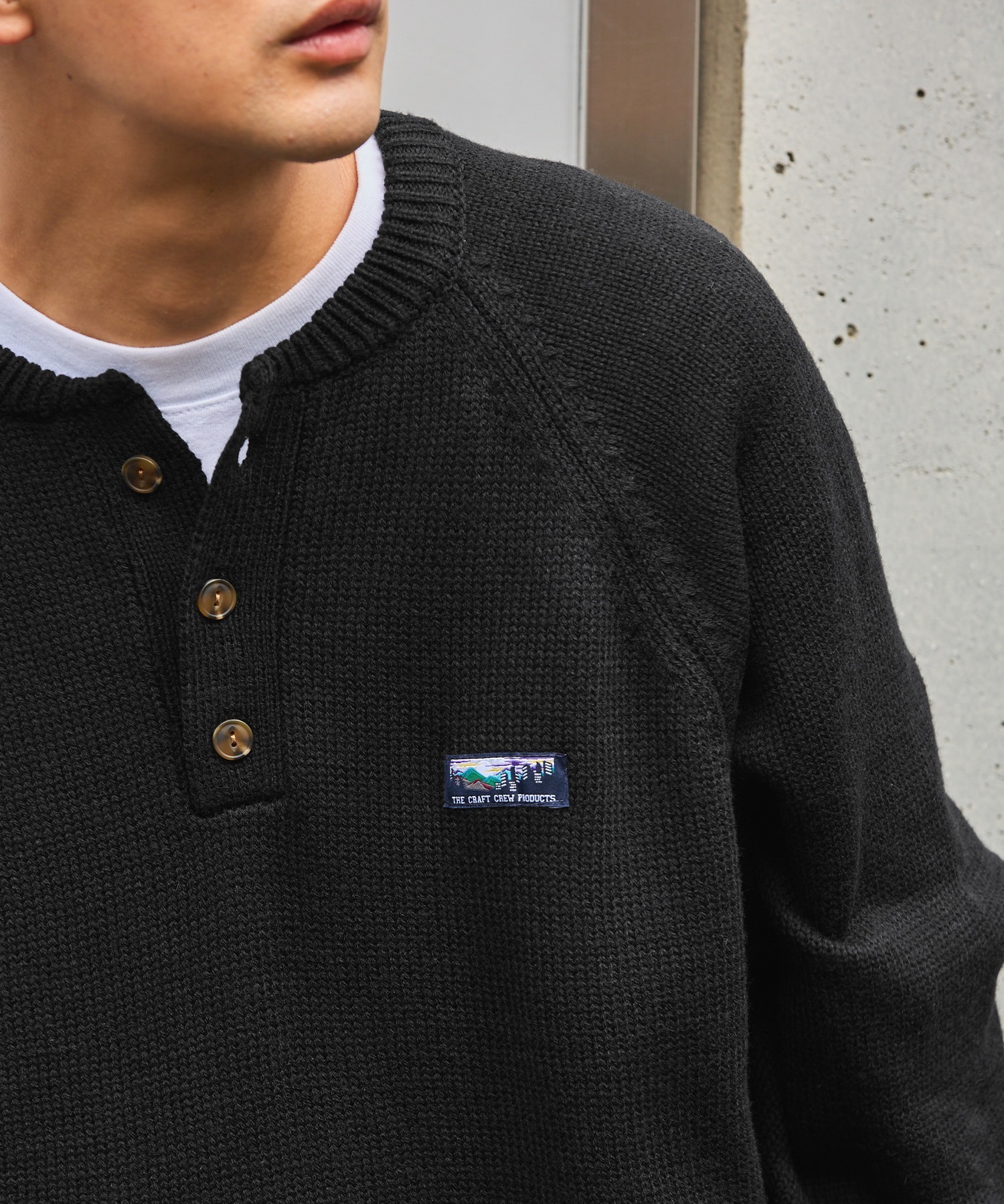 日本 The Craft Crew Products Raglan Hanley Knit [CCPkn635]