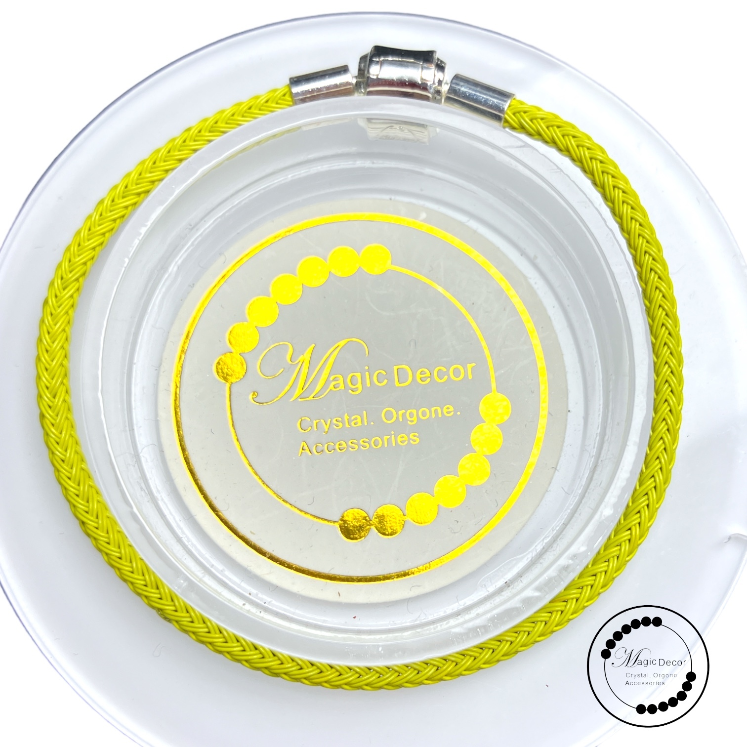 250628 - B11 Goology 幸運能量手繩 草綠色（銀扣）