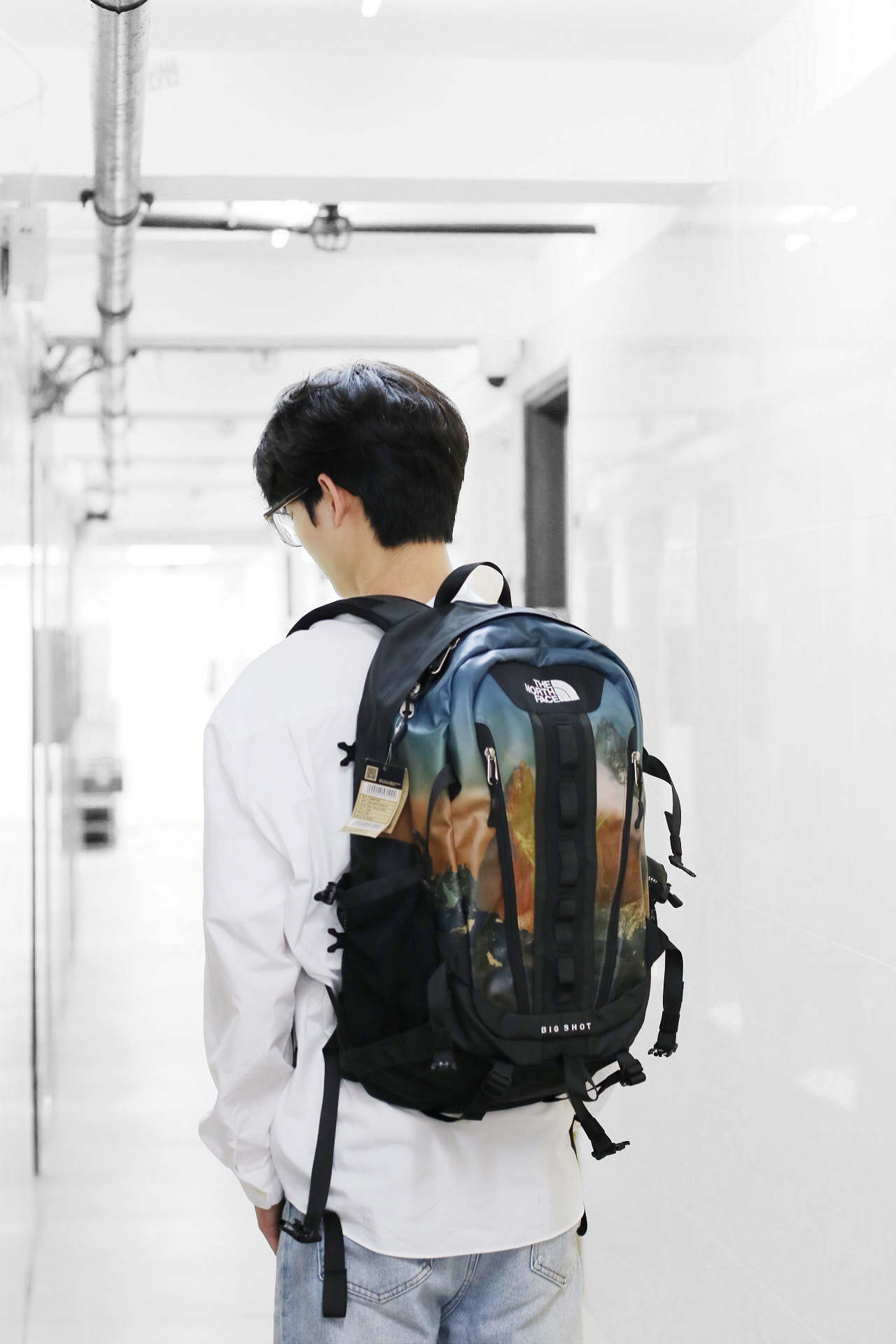 The North Face Big Shot Backpack Novelty 日落山景 背囊