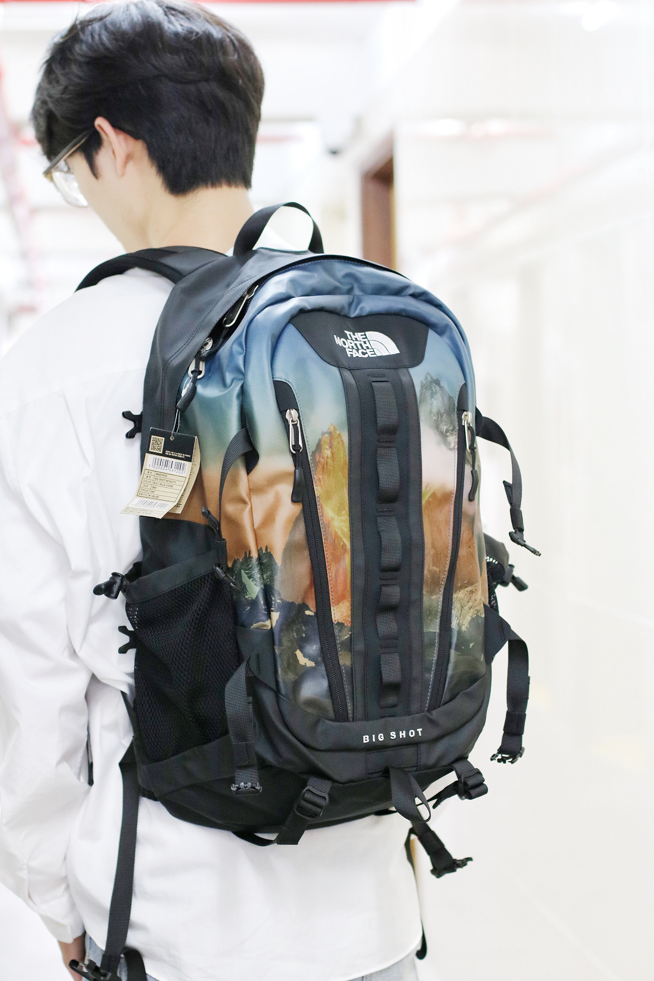 The North Face Big Shot Backpack Novelty 日落山景 背囊