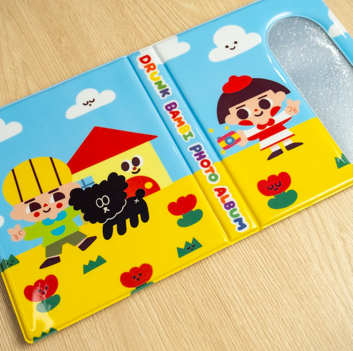 四格拍貼相冊 收集冊｜微醺斑比