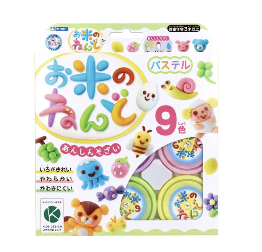 日本直送 銀鳥米黏土 柔和色彩 9色套裝