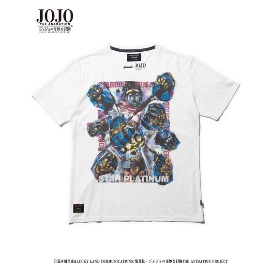 Pbandai 預訂2024/1月 ジョジョの奇妙な冒険×glamb Star Platinum T⚠️⚠️熱賣款‼️落單前請先PM查詢貨源