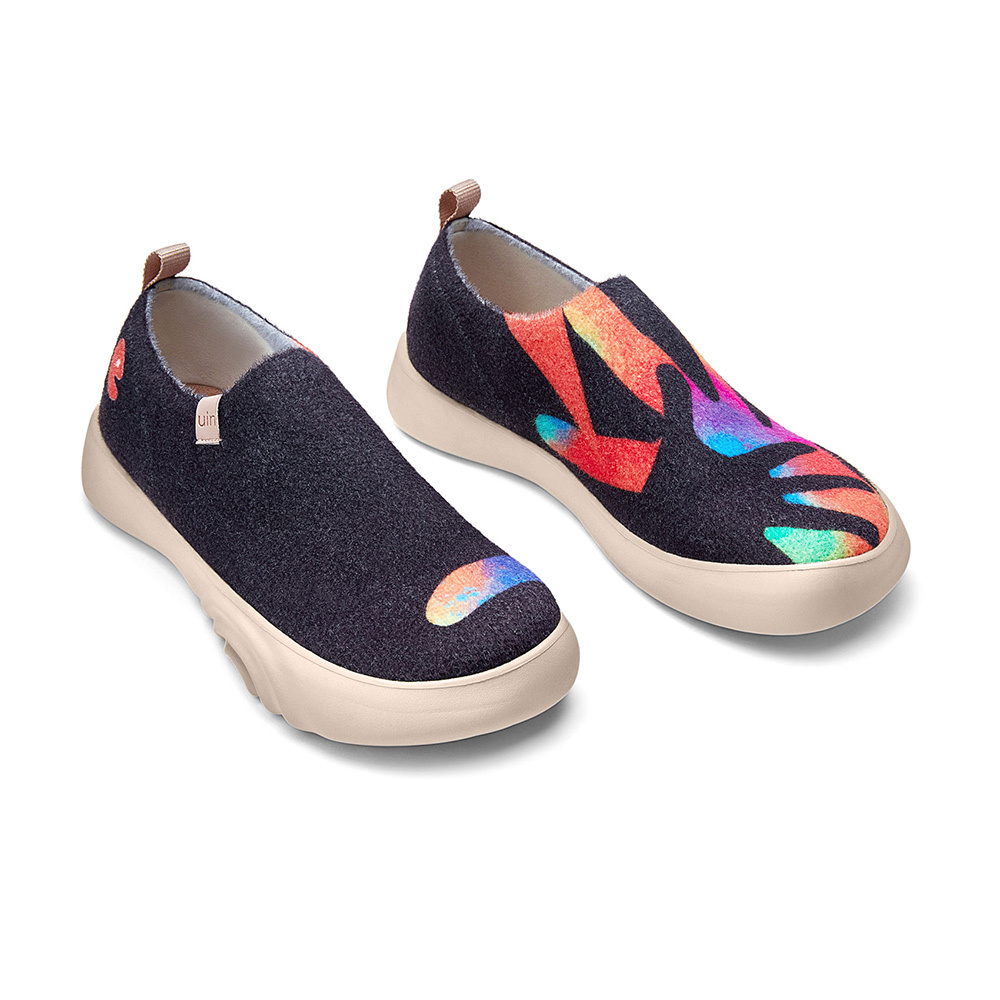 【 Uin 】西班牙原創設計 |托萊多15 愛的掌心 男鞋 彩繪鞋 休閒鞋 懶人鞋