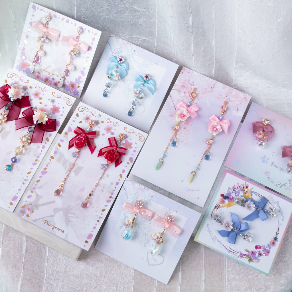 ③ Bow Earrings (8 Designs)