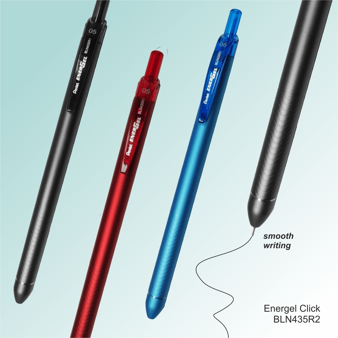 Pentel EnerGel 超順滑啫喱筆 0.5mm #BLN435R2