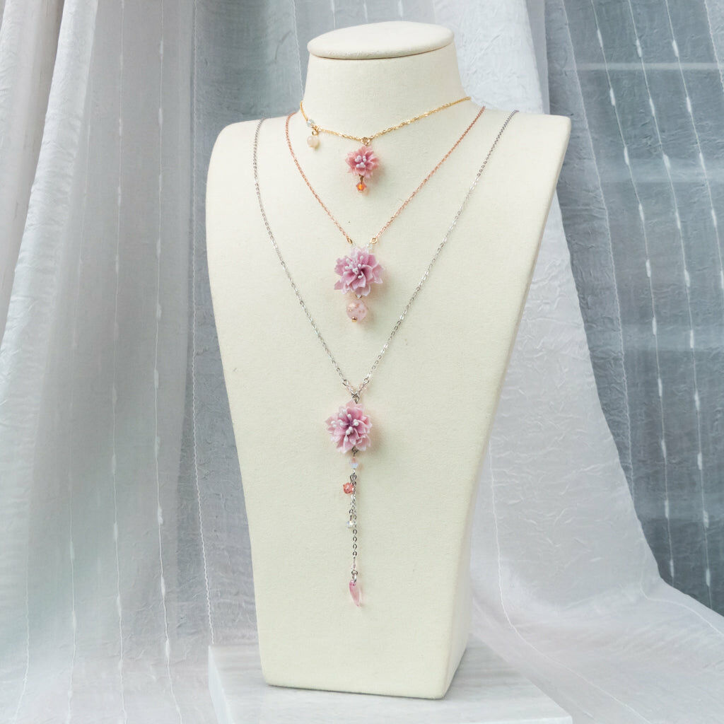 ③ Collar Necklace - Sakura (9 Designs)