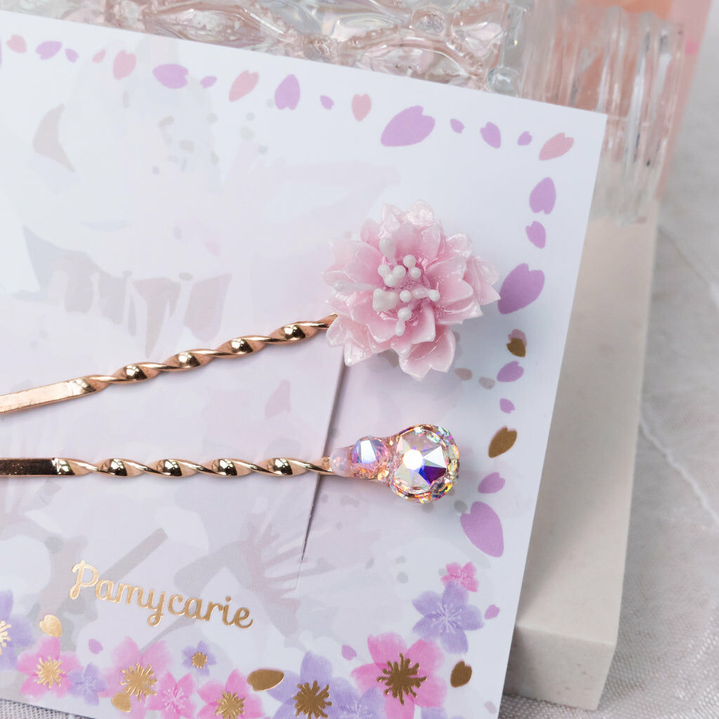 ③ Sakura Hair Clip Sets (10 Designs)