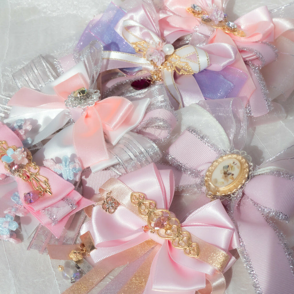 ③ 2-way Ribbon Bow Clip-Brooch (8 Designs)