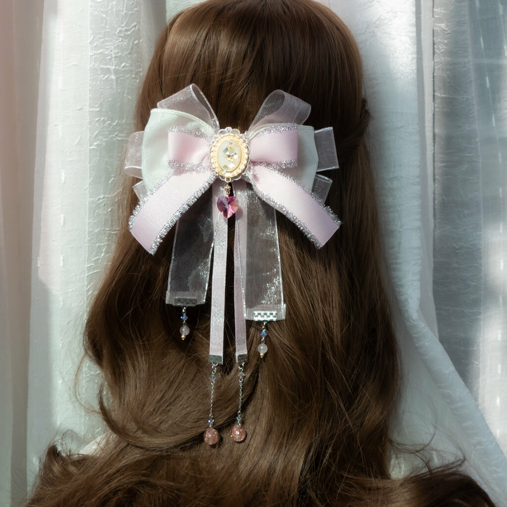 ③ 2-way Ribbon Bow Clip-Brooch (8 Designs)