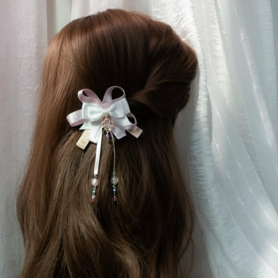 ③ Mini Ribbon Bow Clip (7 Designs)