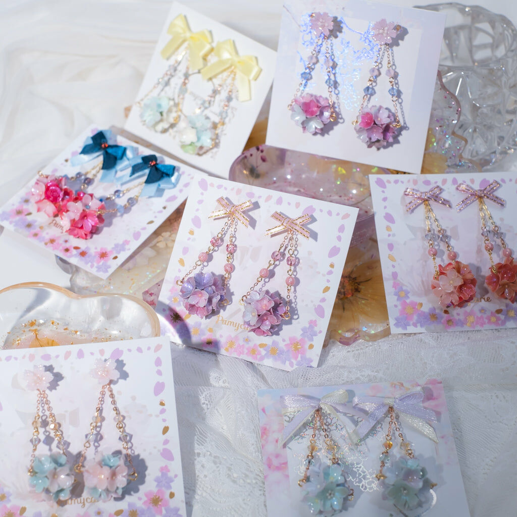 ④ The Bouquet Earrings - Swing (7 Designs)