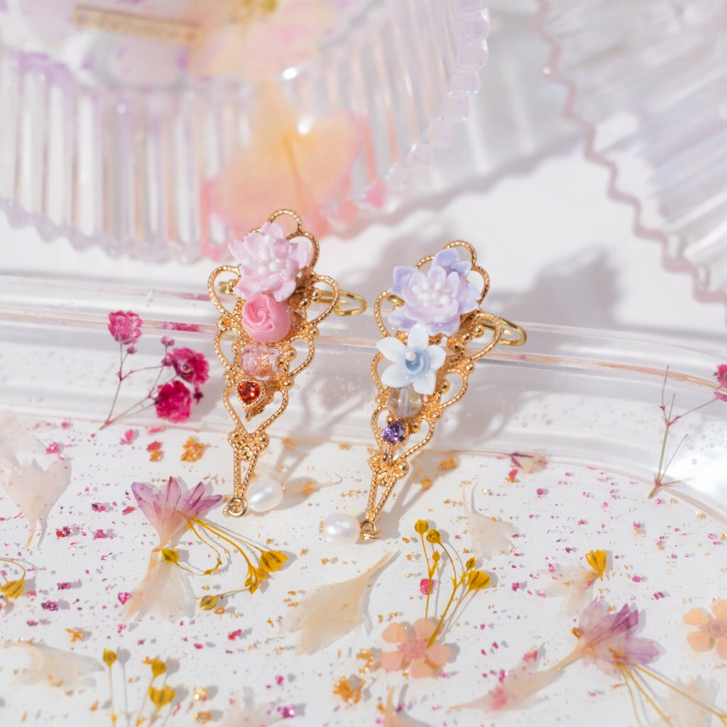 ⑤ Dreamy Floral Brooch (10 Designs)