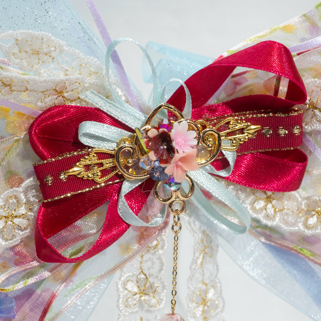 ⑥ 3-way Detachable Ribbon Carrie Clip (9 Designs)