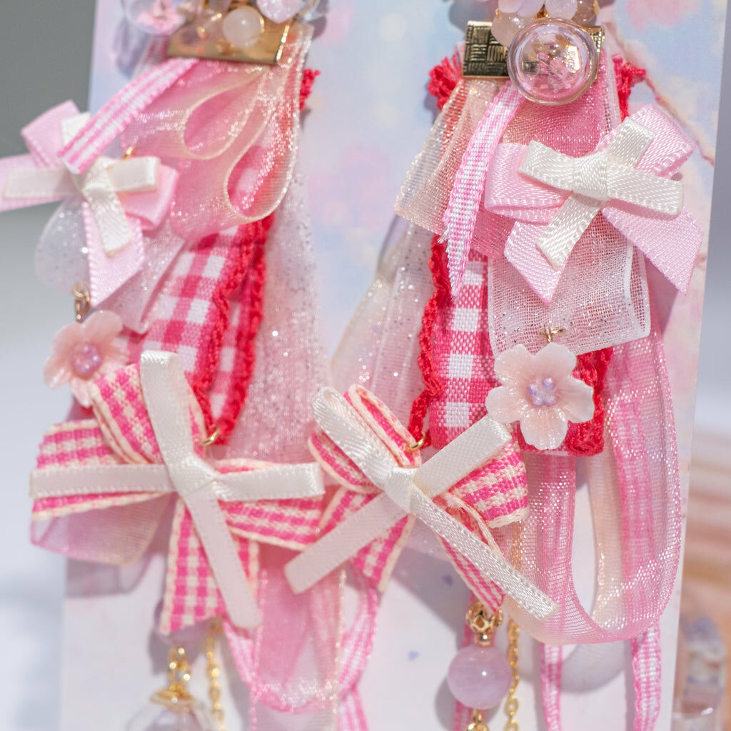 ⑦ Dream Ribbon Earrings (6 Designs)