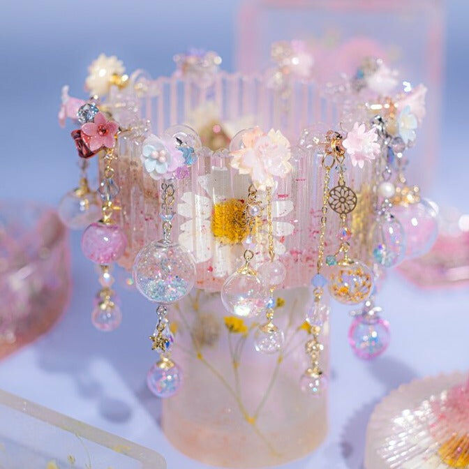 ⑦ 4-in-1 POM POM Earrings (10 Designs)