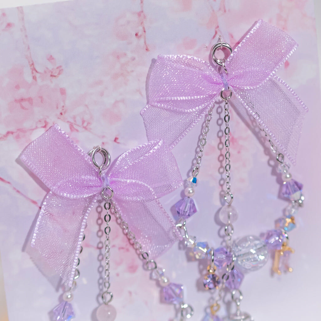 ⑧ Crystal Fantasy Swing Earring Pendants (10 Designs)