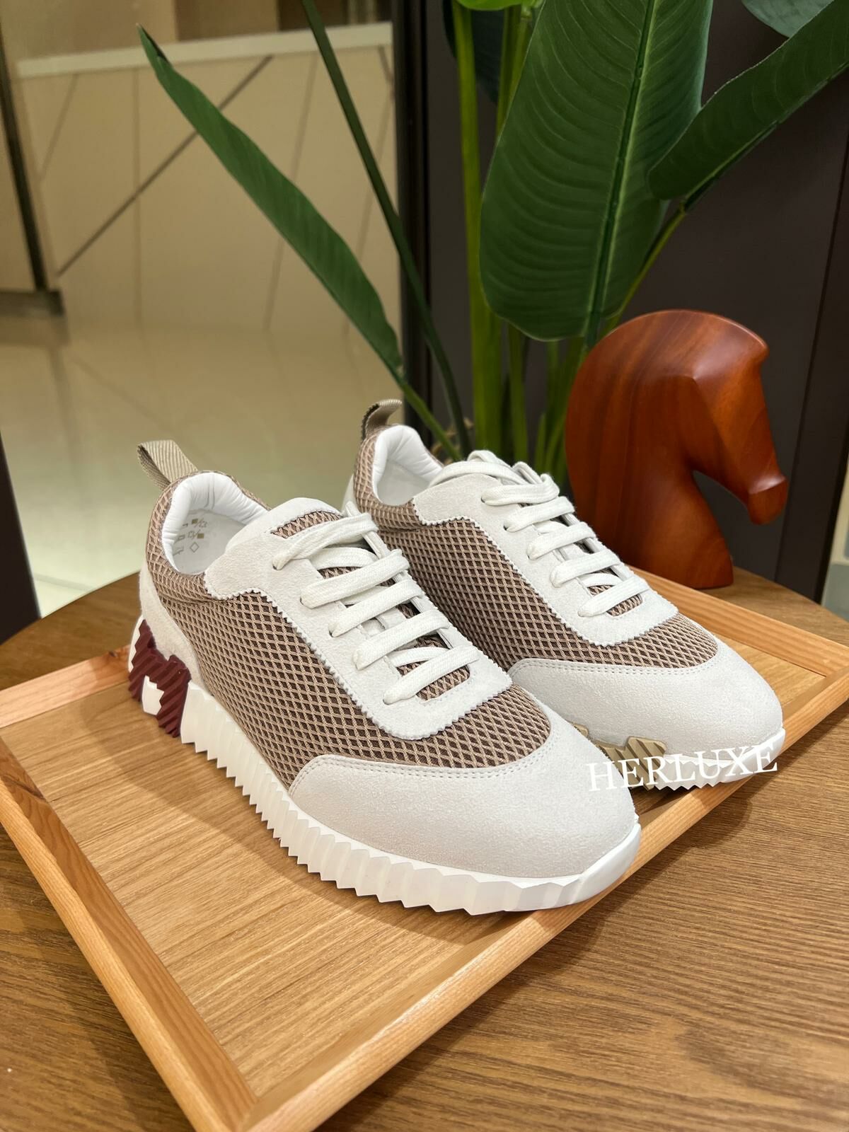 Bouncing sneaker Gris Lulea / Blanc  ( 可預訂size )