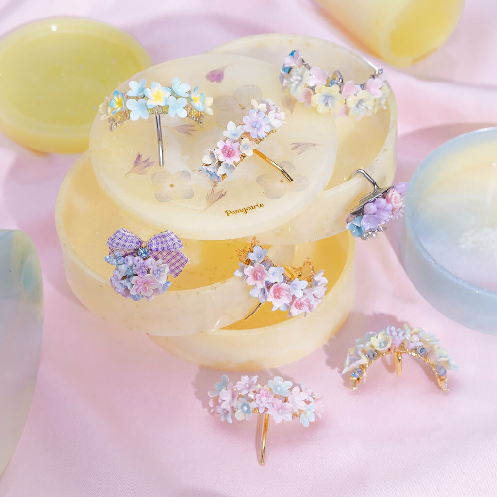 ⑧ Blooming Flower Pony Hook (8 Designs)