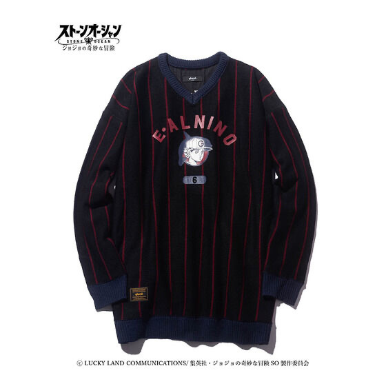 Pbandai 預訂2024/1月 ジョジョの奇妙な冒険 ストーンオーシャン【glamb】ニット E・アルニーニョ⚠️⚠️熱賣款‼️落單前請先PM查詢貨源