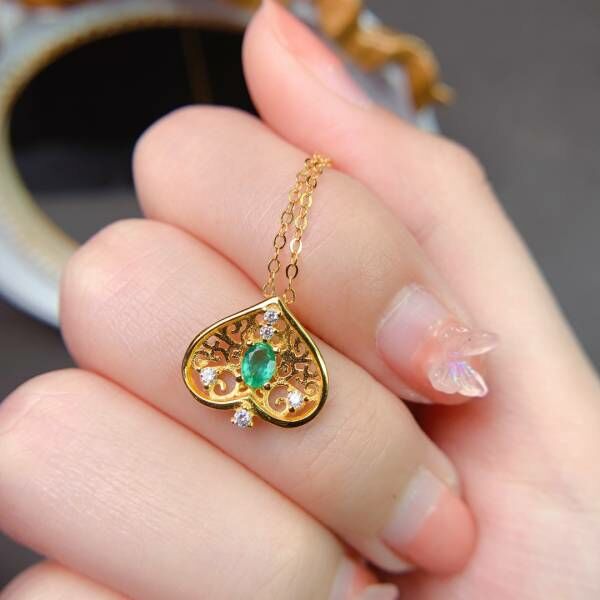 (11.14F)哥倫比亞祖母綠 吊墜