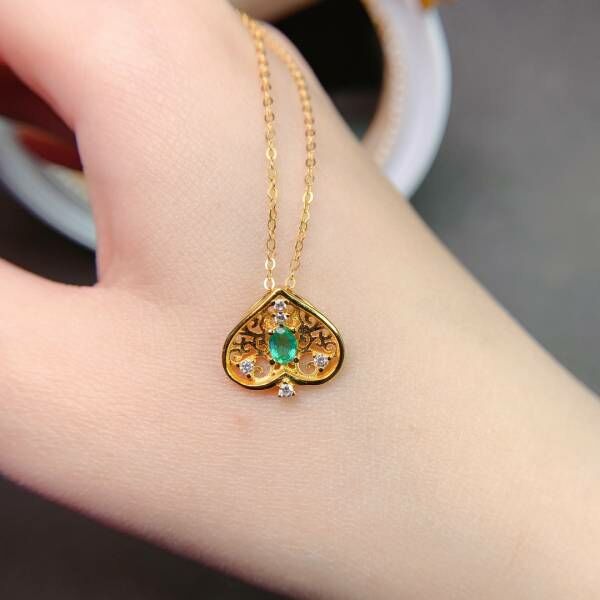 (11.14F)哥倫比亞祖母綠 吊墜