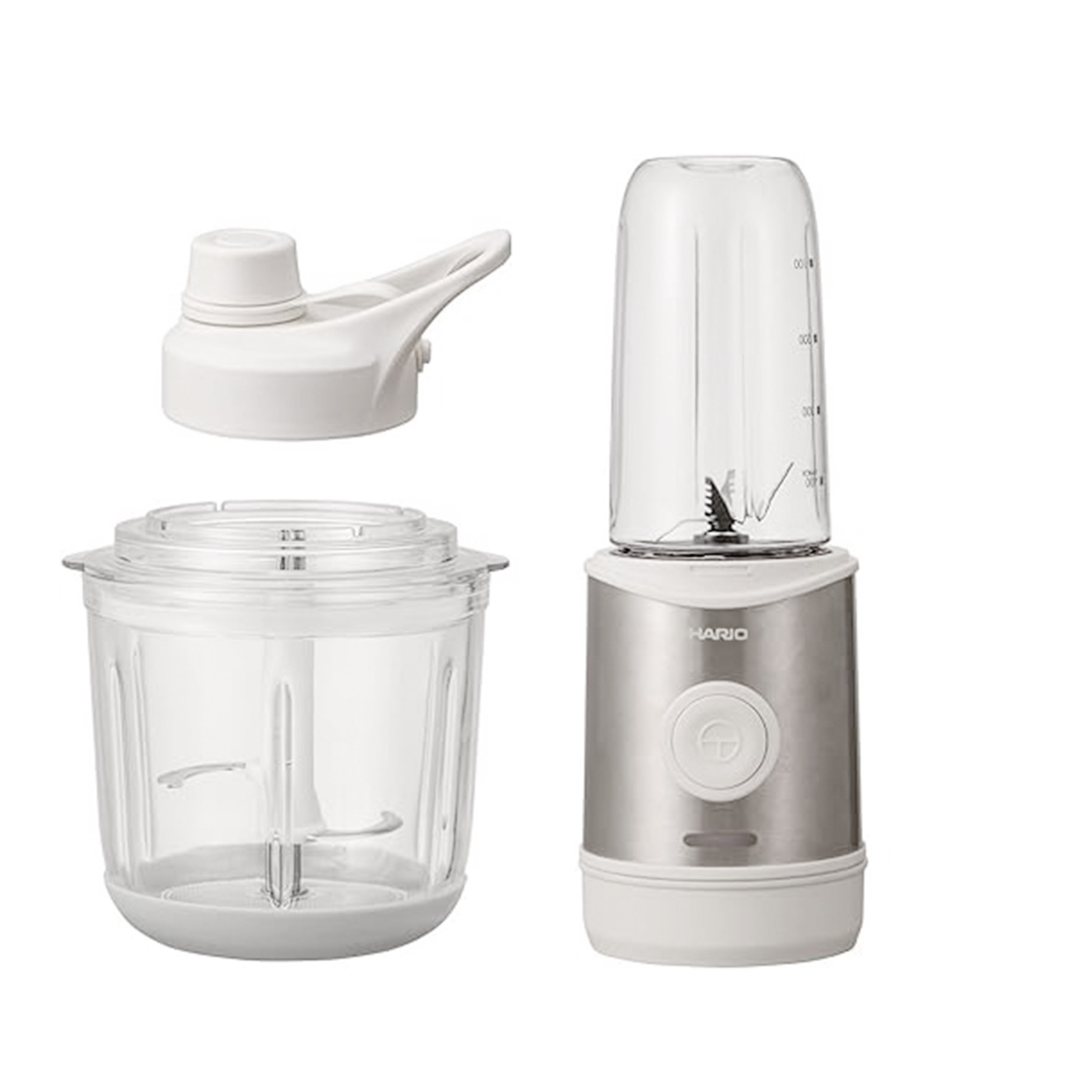 日本HARIO USB充電式兩用電動攪拌機 -ECB-1-W