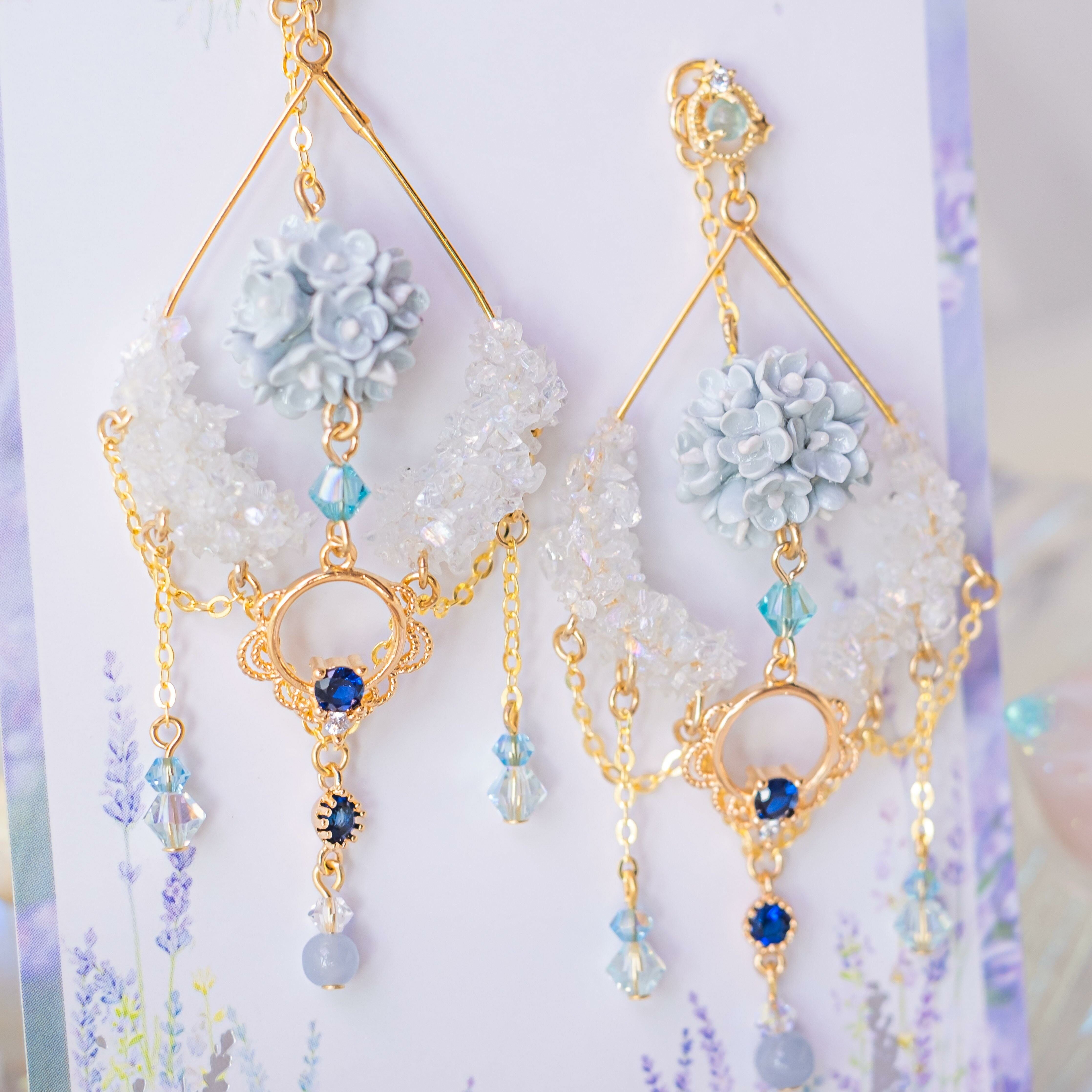 ➀➀ "Rainbow Collection" Mini Bouquet Earrings (7 Designs)