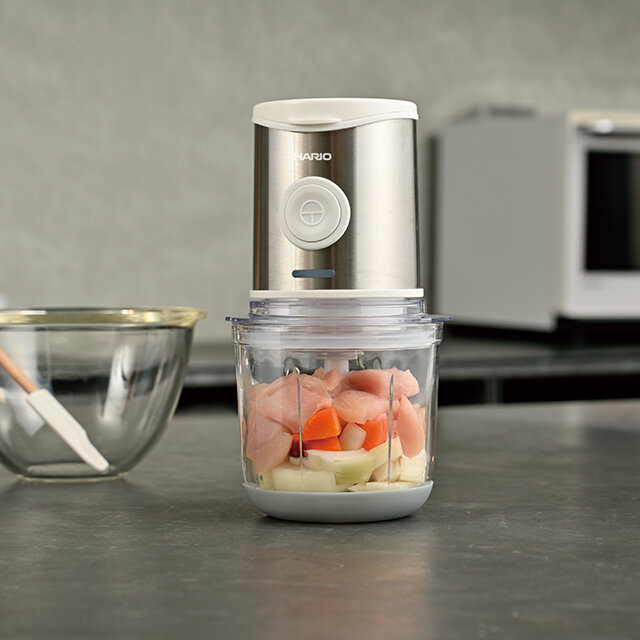 日本HARIO USB充電式兩用電動攪拌機 -ECB-1-W