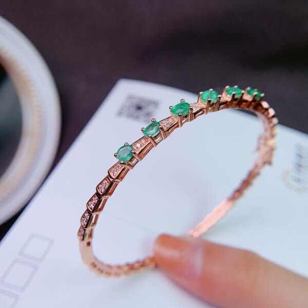 (11.14F)純天然祖母綠 手鍊