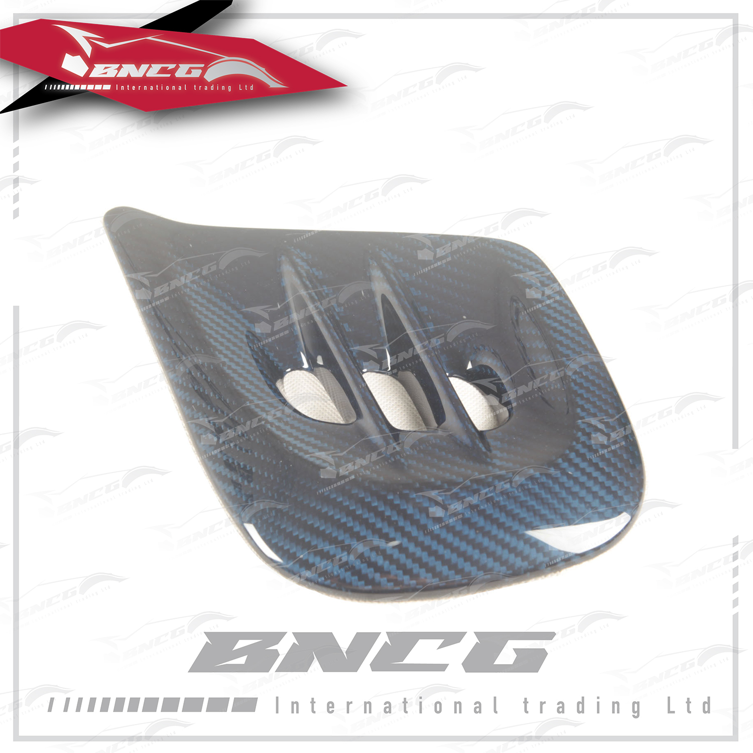 Smart 改裝 卡夢 藍色乾碳纖維 空力套件 Mansory款 後葉子板 飾件