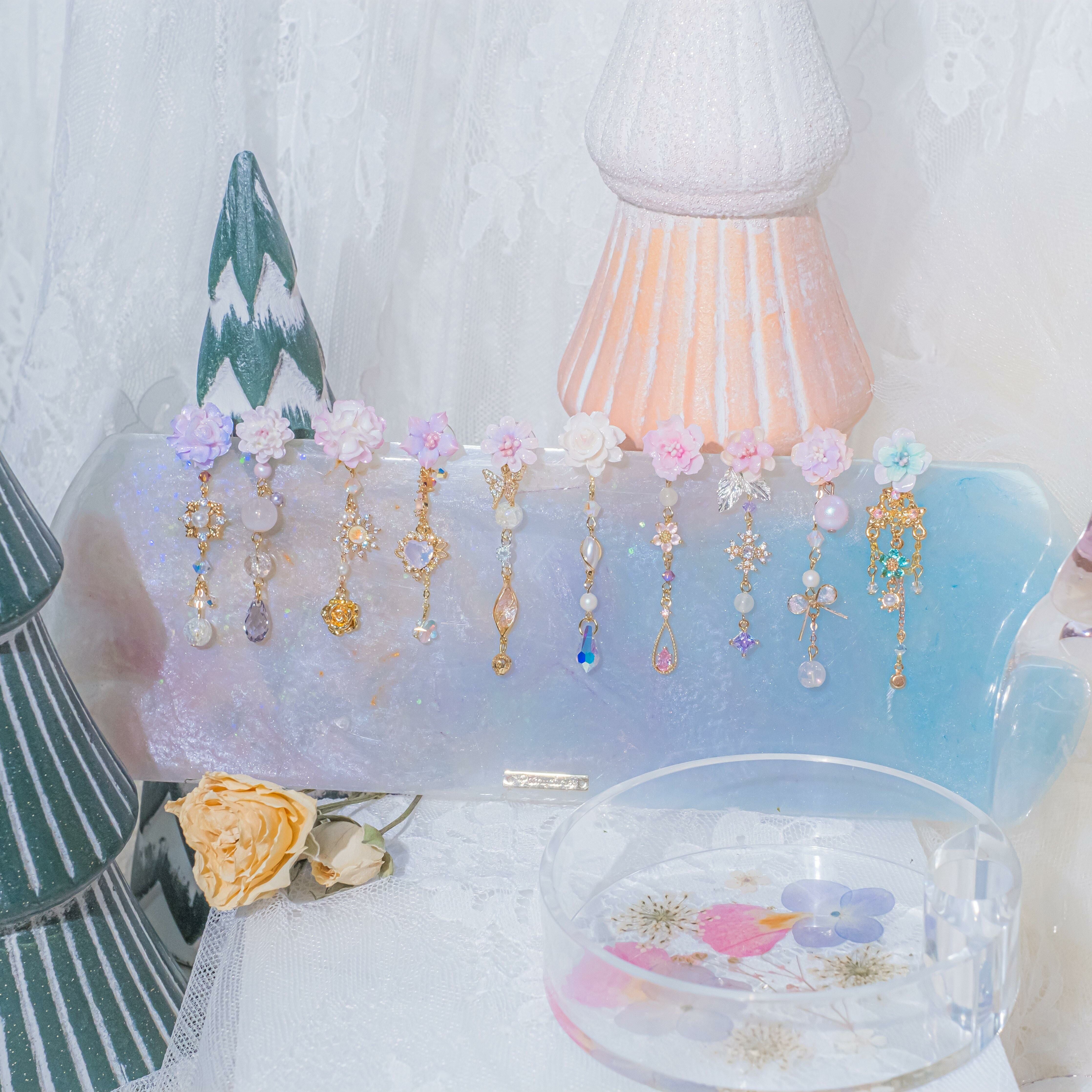 ➀➁ Classic Floral Multi-way Earrings (10 Designs)