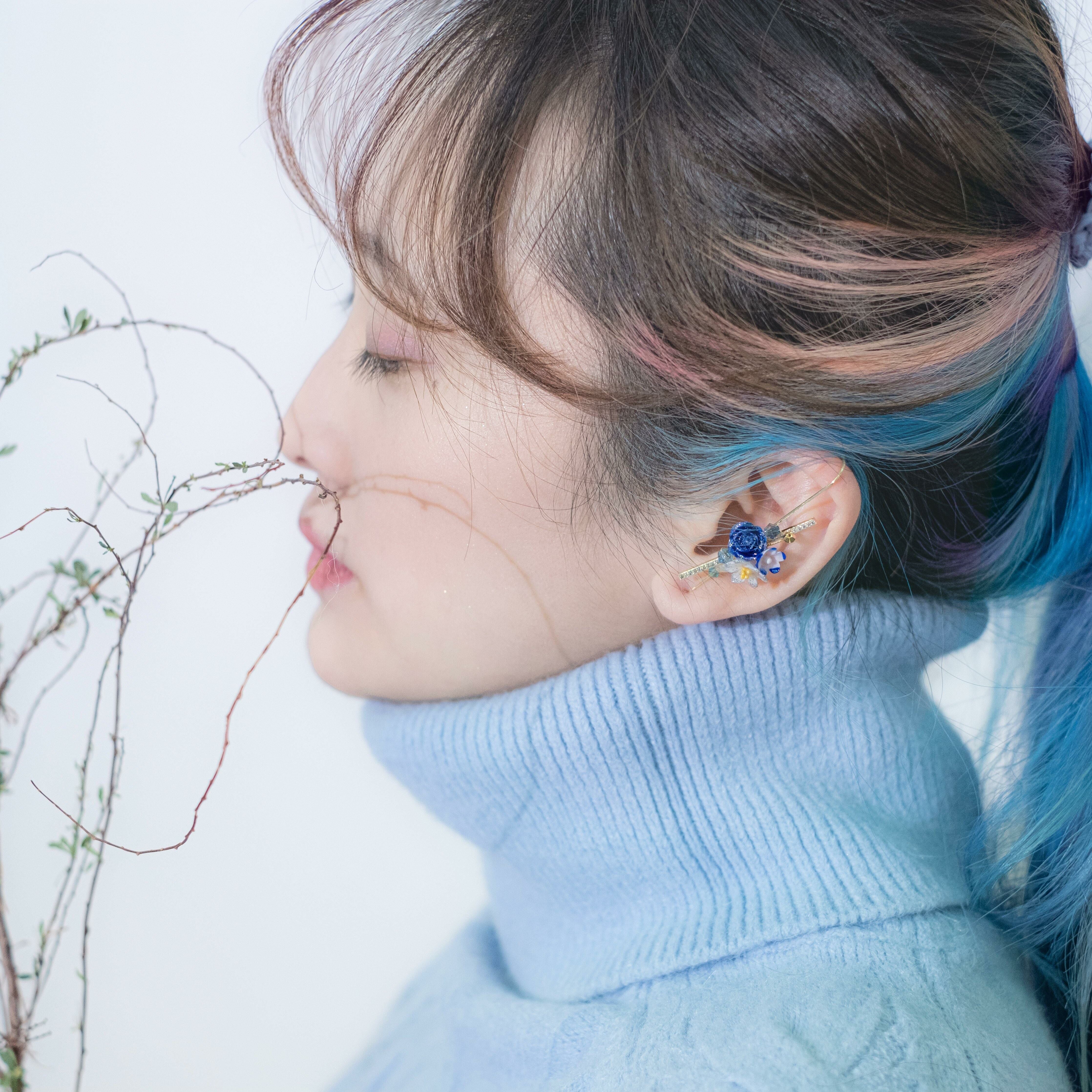 ➀➁ Magic Wand Needle Earrings (10 Designs)