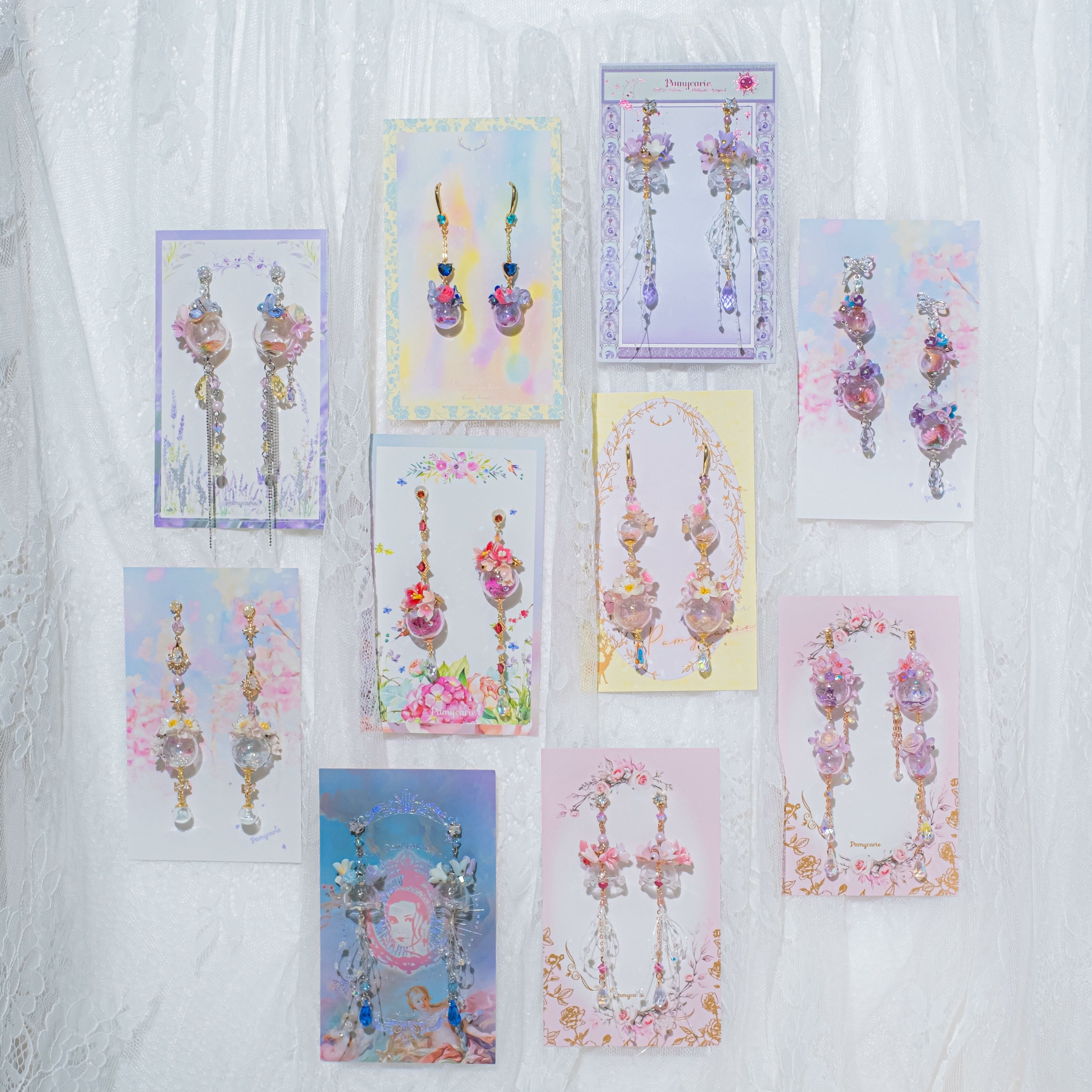 ➀➁ Floret Asteroid S925 Earrings (10 Designs)