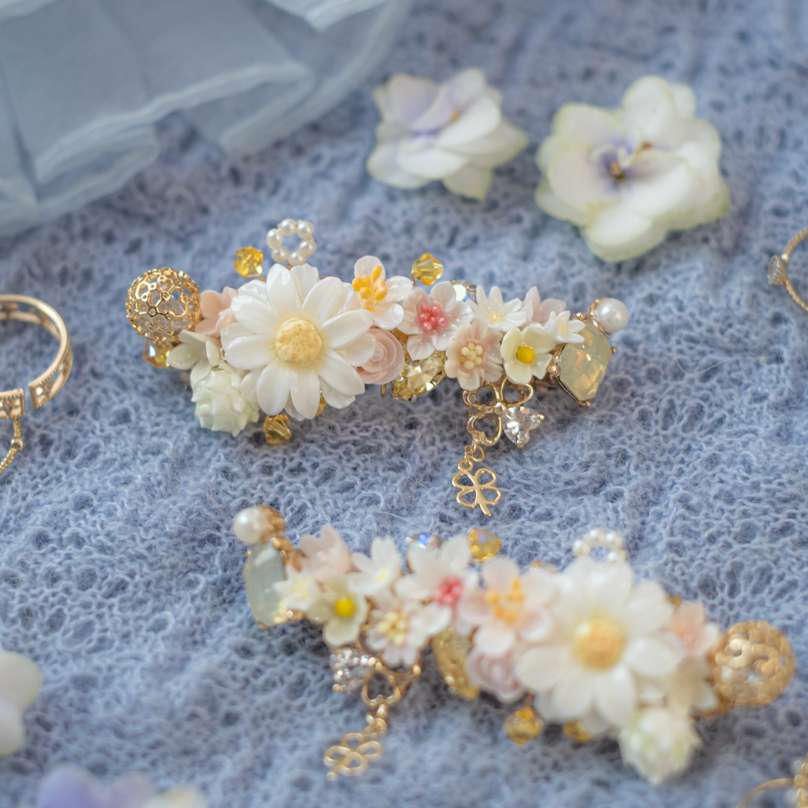 Daisy Lover Barrette Carrie Clip