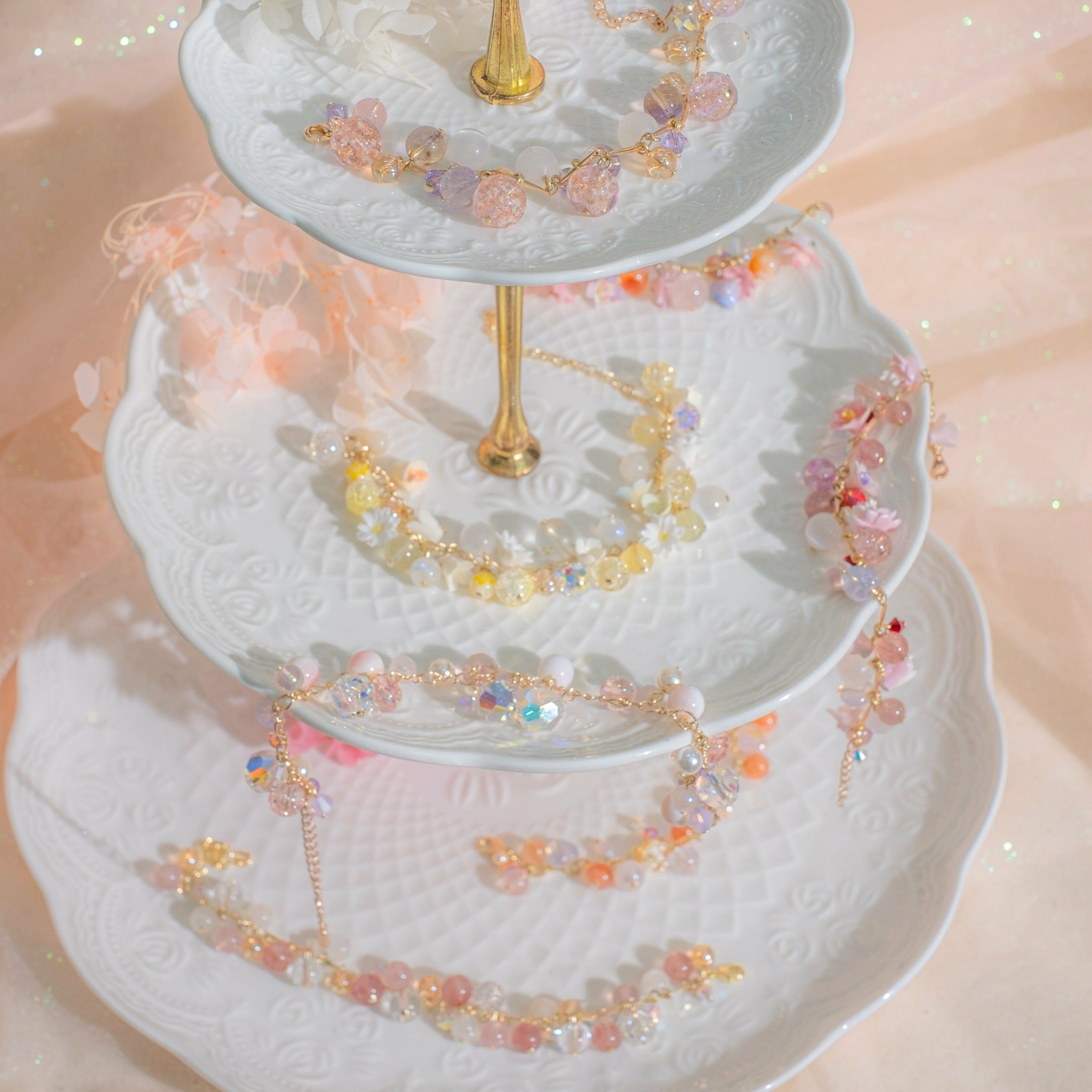 Spring Floral Quartz Bracelet (7 Designs)