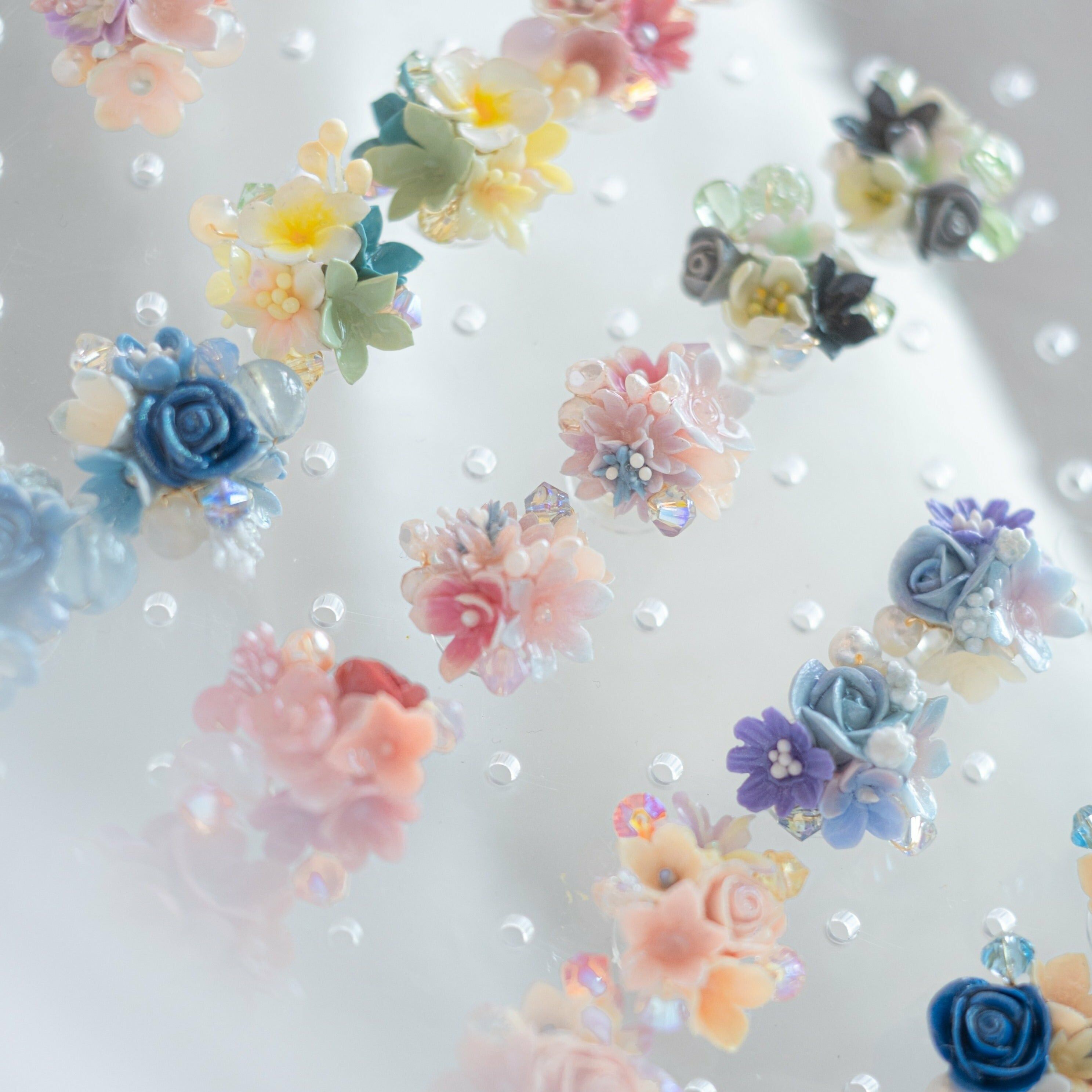 Floral Ear Studs (10 Designs)