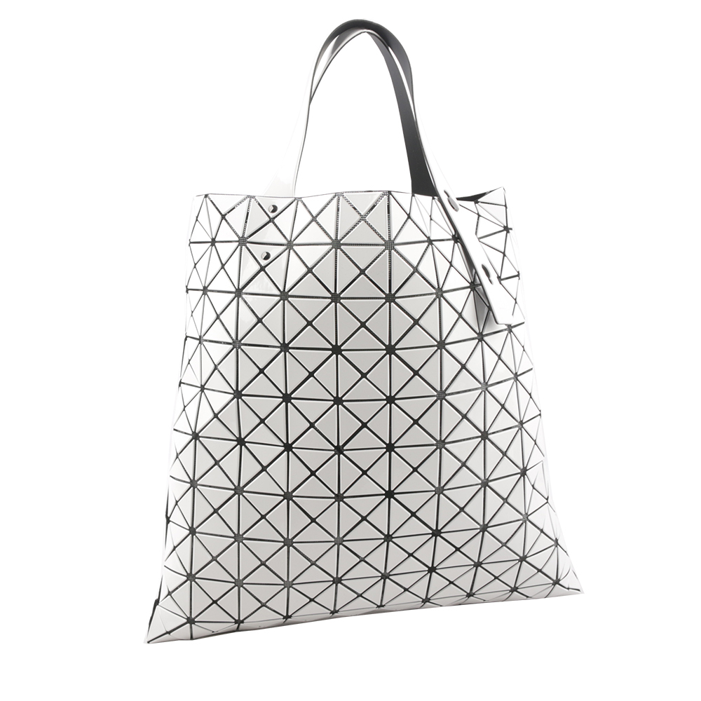 【ISSEY MIYAKE三宅一生】BAO BAO PRISM 10X10 亮面手提包(白色) AG043 01