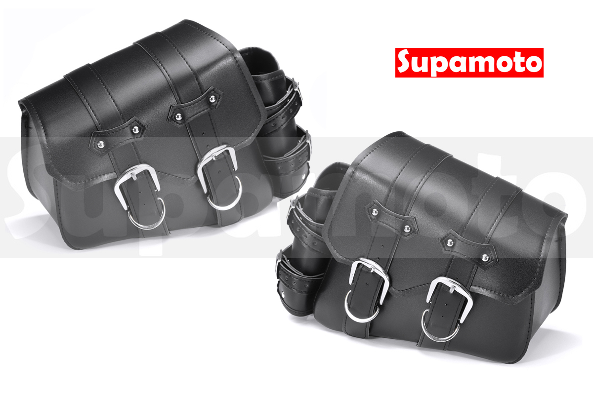 -Supamoto- 三角 馬鞍包 馬鞍包 復古 通用 改裝 哈雷 側袋 掛包 側包 飲料袋 883 48 美式