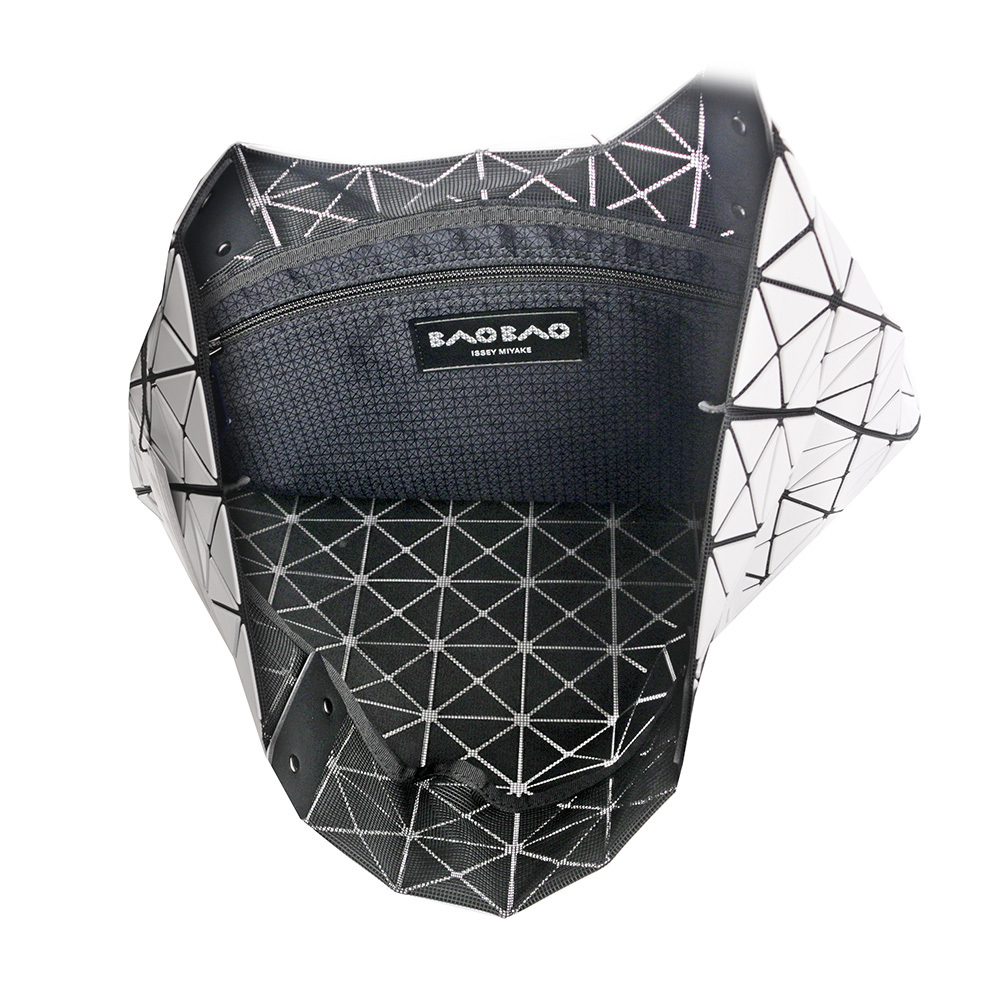 【ISSEY MIYAKE三宅一生】BAO BAO PRISM 10X10 啞光霧面手提包(淺灰色) AG503 11
