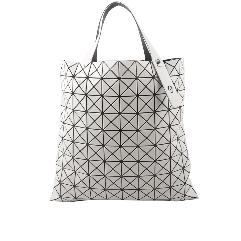 【ISSEY MIYAKE三宅一生】BAO BAO PRISM 10X10 啞光霧面手提包(淺灰色) AG503 11