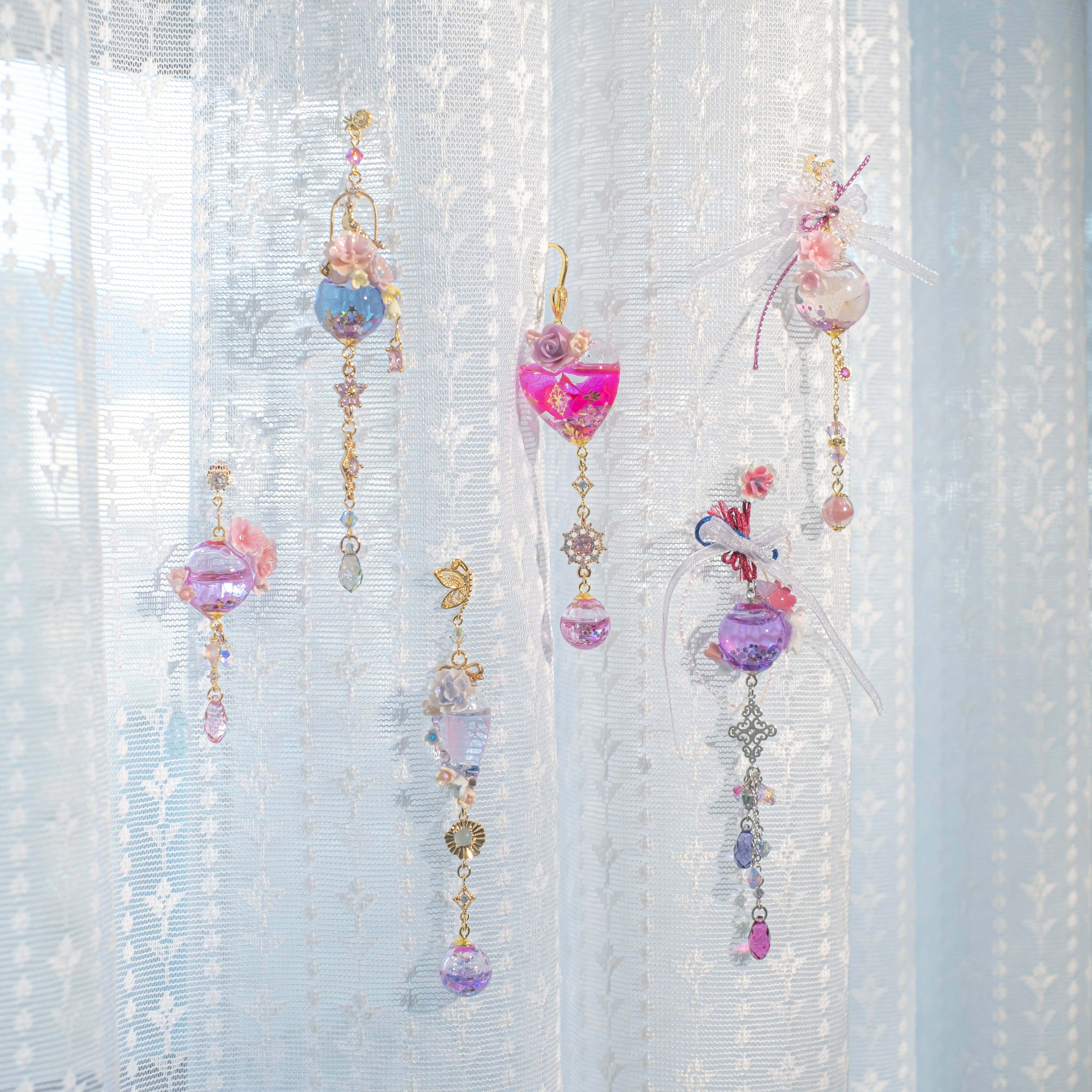 ⑤ Witches' Magic Potion S925 Earrings (6 Designs)