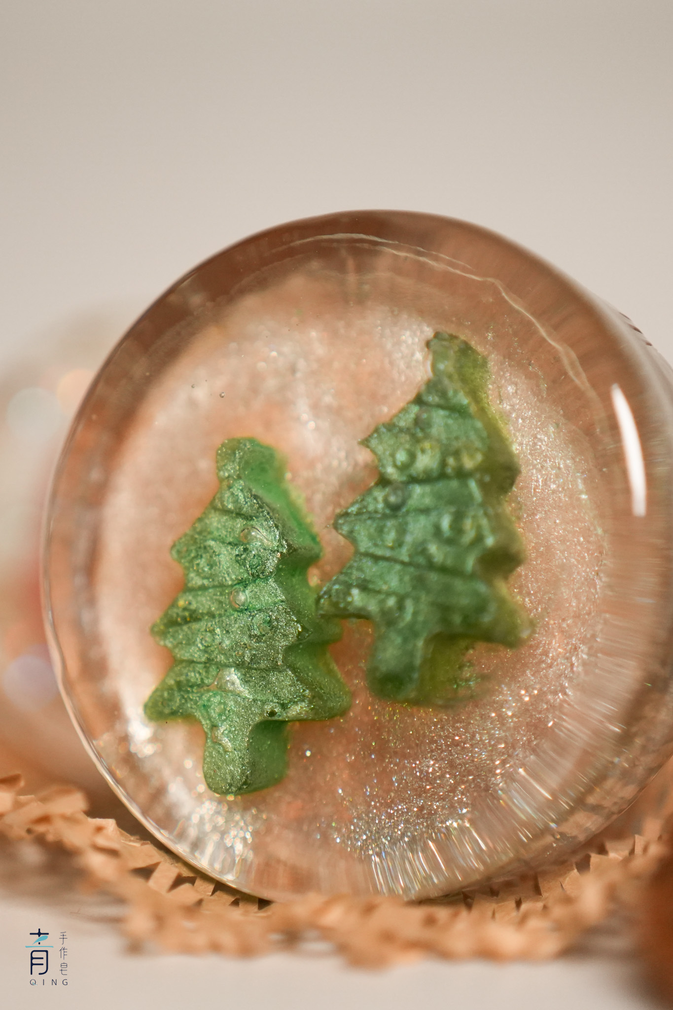 【青手作】聖誕香氛胺基酸皂2入|禮盒|交換禮物|聖誕節|送禮