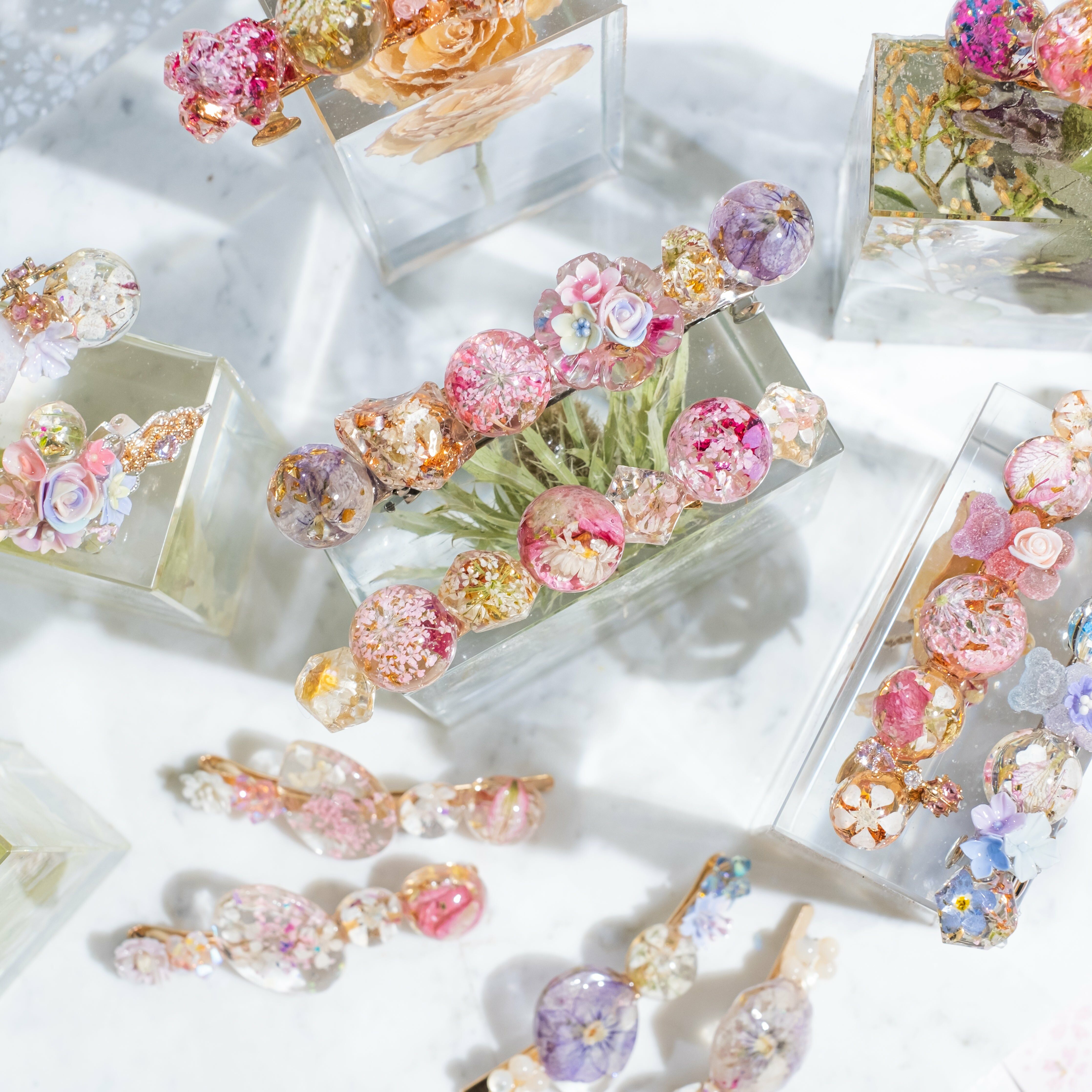 ⑥ “Bloom Where You’re Planted” Hair Clip (11 Designs)