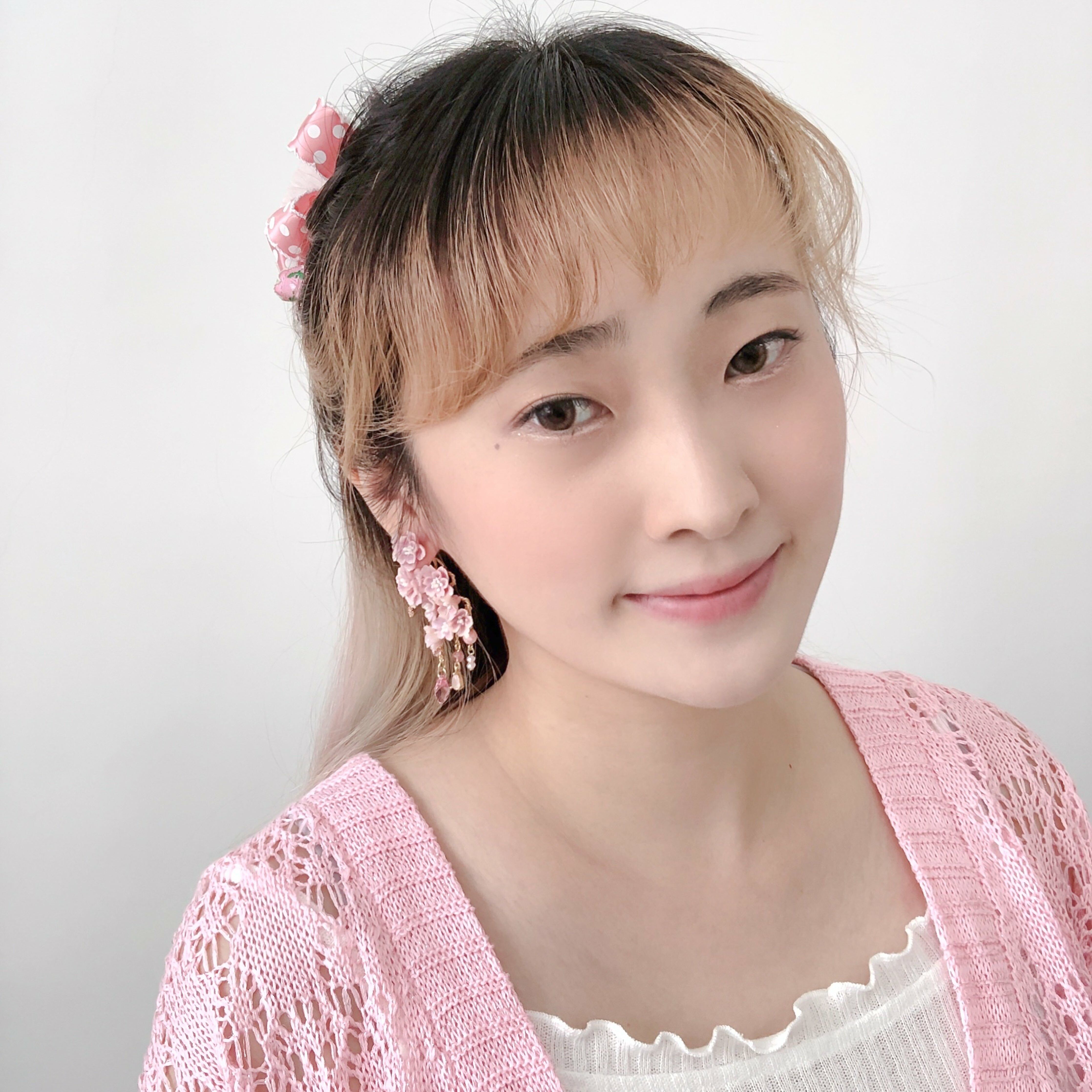 ⑥ Cascade Bouquet 2-way Ear Jacket/Clip Earrings