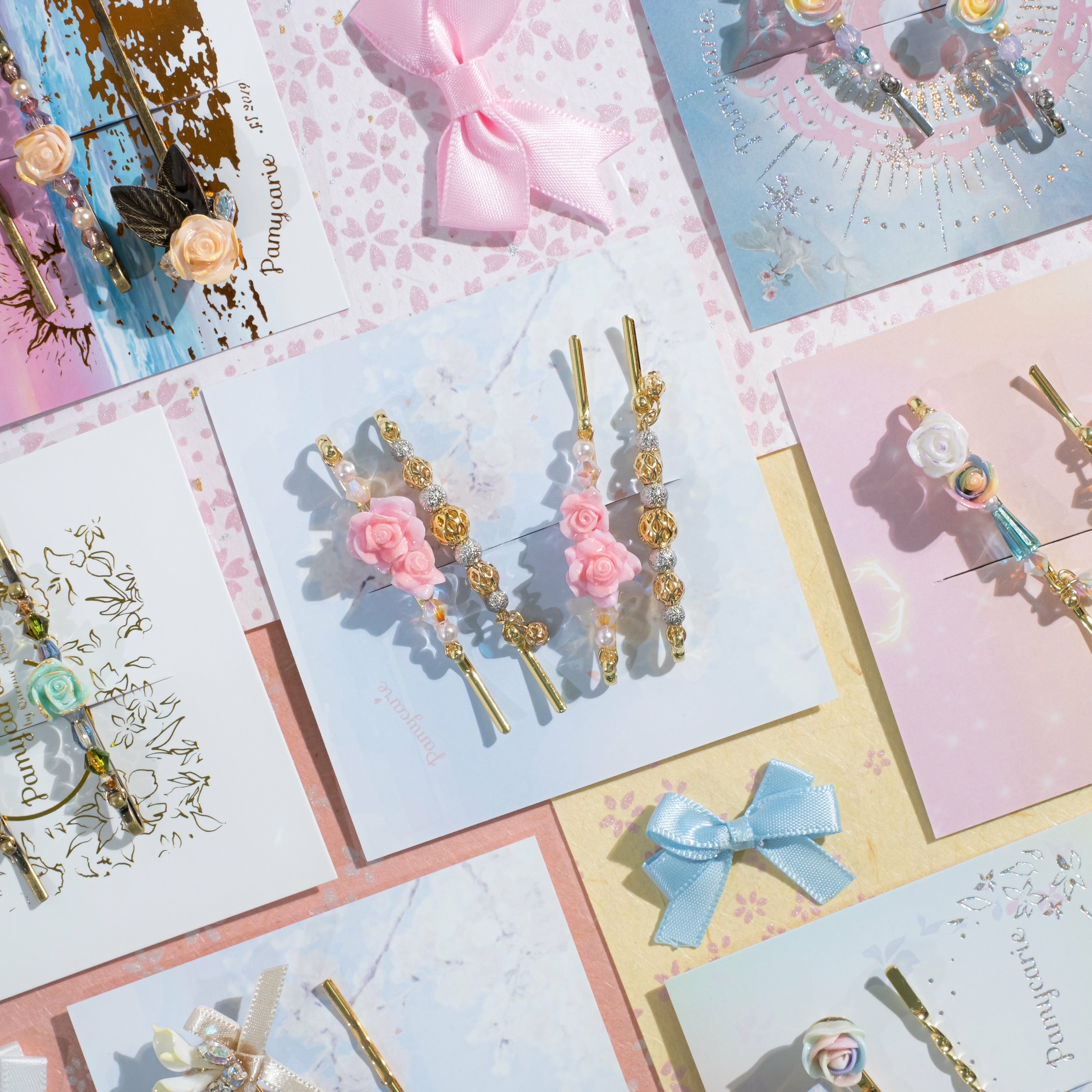 ⑥ Forest Girl Bobby Pin Set (8 Designs)