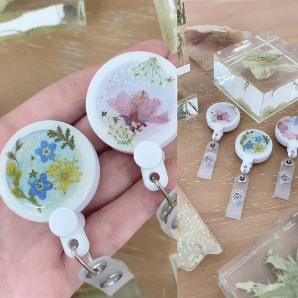 ⑥ Floral Badge Reels (6 Designs)