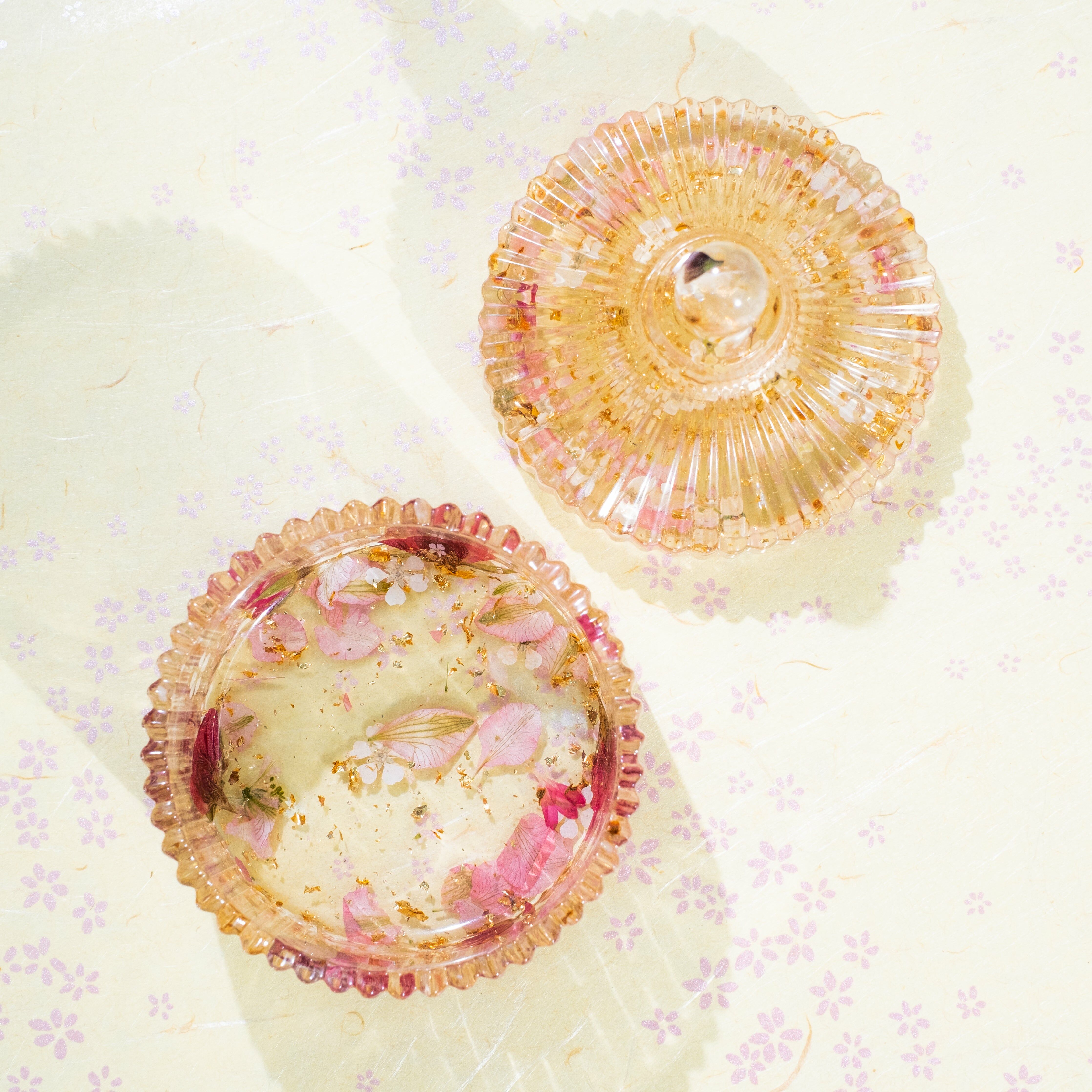 ⑥ "Rosie Rose Gold" Accessory Plate Series (3 Designs)